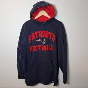 Fanatics New England Patriots Football Hoodie Men’s XL Blue‎ Red Sweatshirt NFL